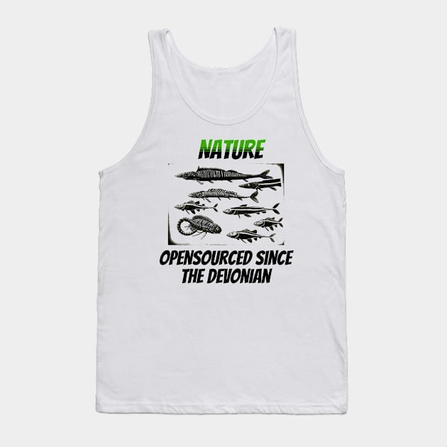 Nature: Opensourced Since the Devonian Tank Top by happymeld